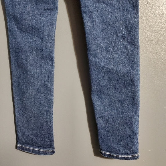 Blue Spice Girls Jeans Distressed Skinny Size 8 - Picture 6 of 7